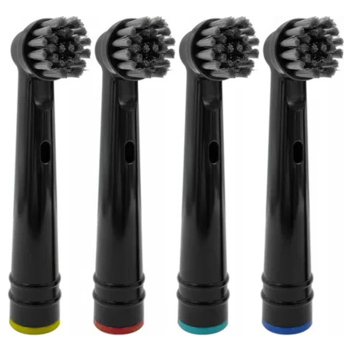 Sada 8 Kompatibilných Hlavíc Pre Elektrické Kefky Braun Oral-B – EB17-P Biele & Čierne