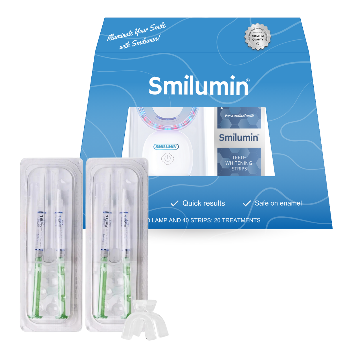 Set za izbjeljivanje Smilumin s gelom Opalescence 16%