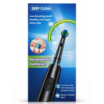 Deep Clean bijela električna četkica za zube + 4 glave