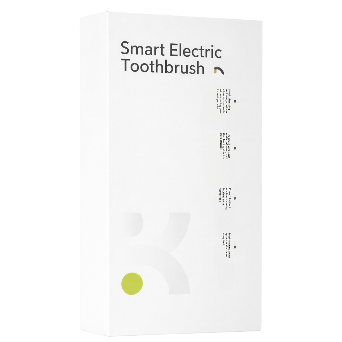 Elektrická zubná kefka biela s UV sterilizátorom + 2 hlavice